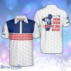 Swing Swear Look For Ball Repeat Golf White Classic Personalized Polo Shirt