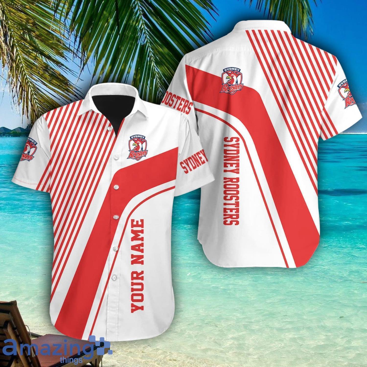 Sydney Roosters Personalized Name Hawaiian Shirt Summer Team Shirt Product Photo 1