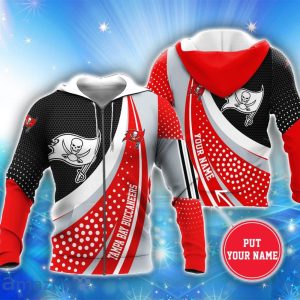 Tampa Bay Buccaneers 3D Hoodie All Over Printed Personalized Name Unisex Men Women Hoodie Sport Fans Product Photo 1