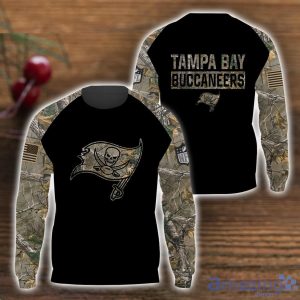 Tampa Bay Buccaneers T Shirt Hoodie Sweatshirt Camo Hunting Perfect Gift For Father's Day 3D All Over Printed Shirt Product Photo 2