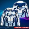 Tampa Bay Rays 3D Hoodie All Over Printed Personalized Name Special Design For Fans