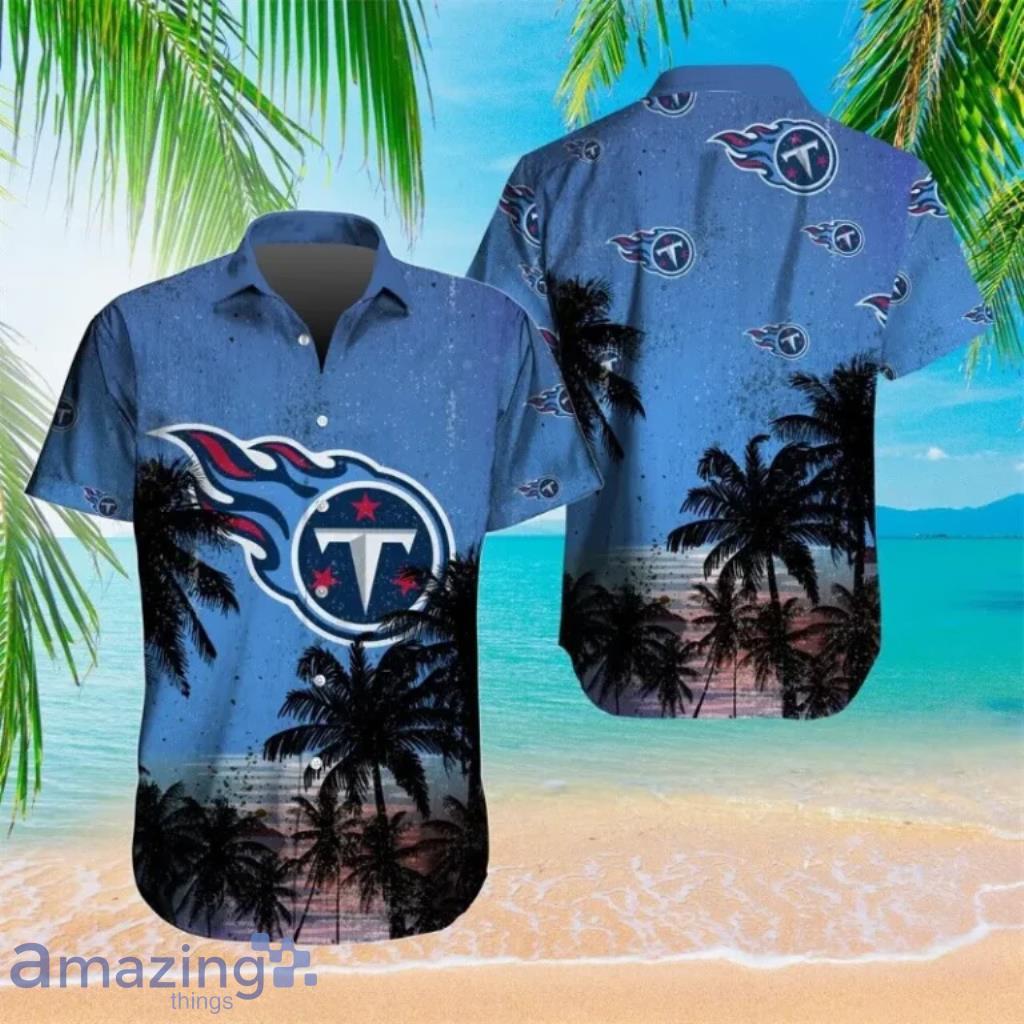 Tennessee Titans Beachy Hawaiian Shirt image Tennessee Titans Beachy Hawaiian Shirt Product Photo 1