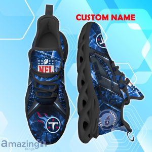 Tennessee Titans Max Soul Shoes Personalized Name A Great Gift For Fans image Tennessee Titans Max Soul Shoes Personalized Name A Great Gift For Fans Product Photo 2