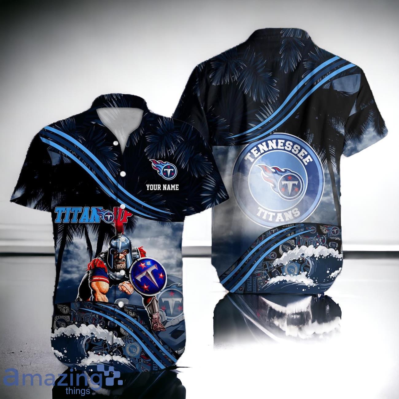 Tennessee Titans NFL Hawaiian Shirt Custom Name Best Gift Ideas Product Photo 1