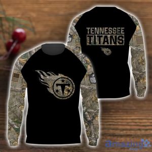 Tennessee Titans T Shirt Hoodie Sweatshirt Camo Hunting Perfect Gift For Father's Day 3D All Over Printed Shirt Product Photo 2