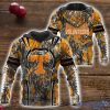 Tennessee Volunteers Camo Hunting 3D All Over Printed T-Shirt Hoodie Sweatshirt For Big Fans