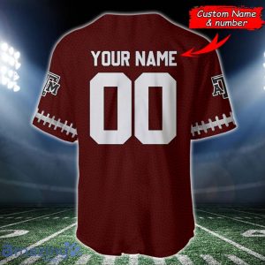 Texas A&M Aggies BaseBall jersey Shirt Custom Name & Custom Number For Fans Product Photo 2