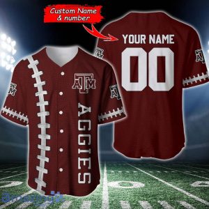Texas A&M Aggies BaseBall jersey Shirt Custom Name & Custom Number For Fans Product Photo 1