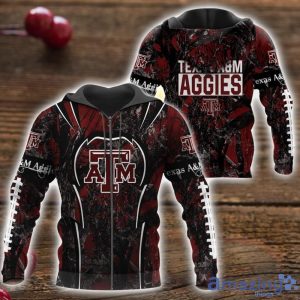 Texas A&M Aggies Camo Hunting 3D All Over Printed T-Shirt Hoodie Sweatshirt For Big Fans Product Photo 4