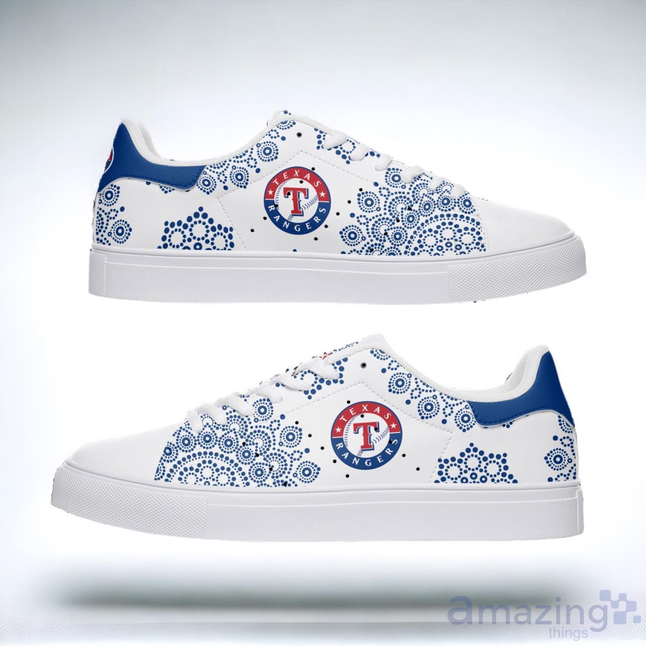 Texas Rangers Mandala Design Skate Shoes For All Fans image Texas Rangers Mandala Design Skate Shoes For All Fans Product Photo 1