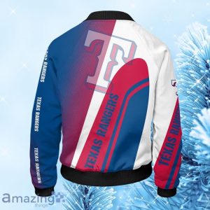 Texas Rangers MLB Blue Red Unisex Bomber Jacket Gift For Fans Product Photo 2
