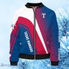 Texas Rangers MLB Blue Red Unisex Bomber Jacket Gift For Fans