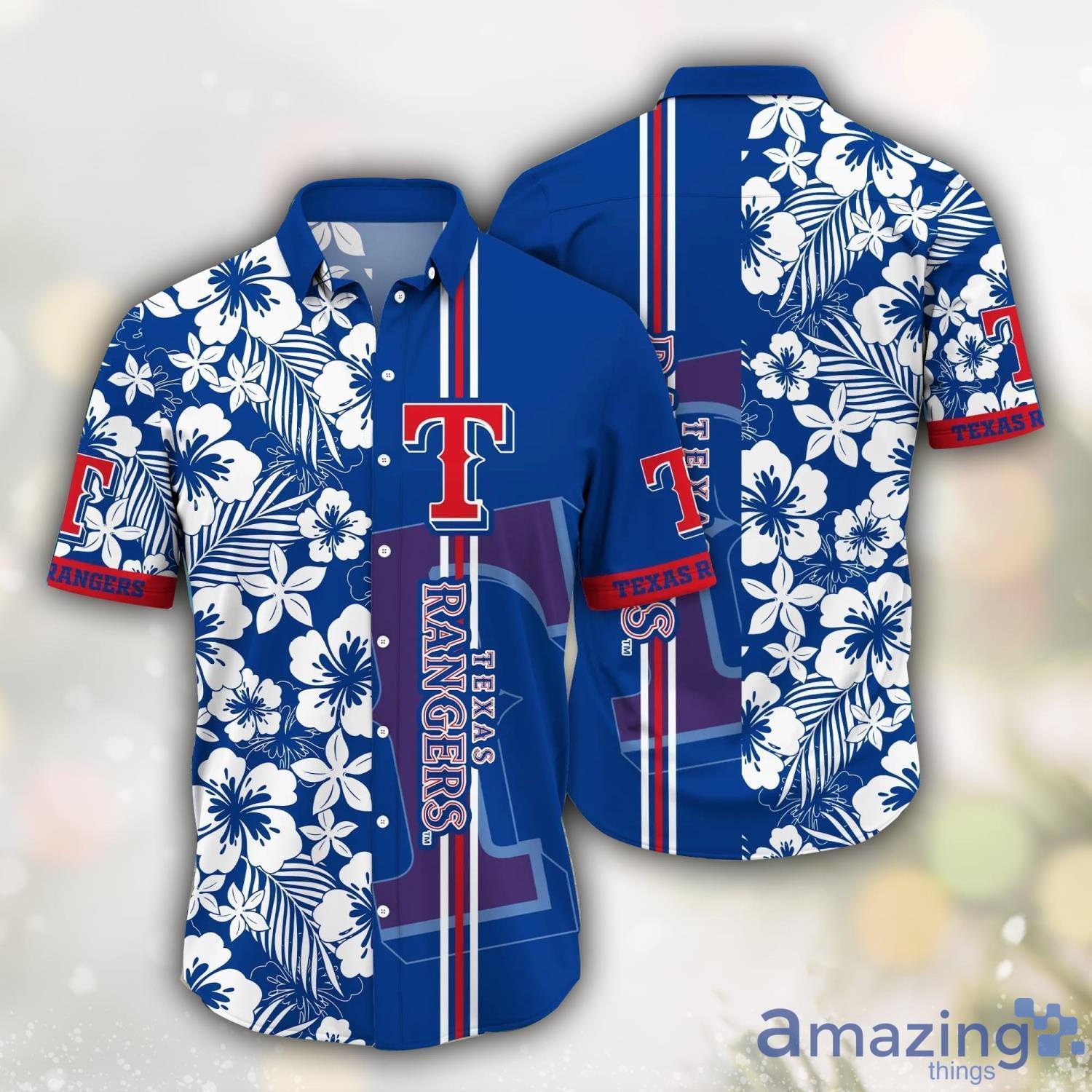 Texas Rangers MLB Flower Hawaii Shirt Summer Gift Men And Wwomen Shirts image Texas Rangers MLB Flower Hawaii Shirt Summer Gift Men And Wwomen Shirts Product Photo 1
