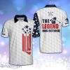 The Legend Has Retired Golf Personalized Polo Shirt
