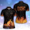 This Is How I Roll Fire Flame Personalized Polo Shirt For Women