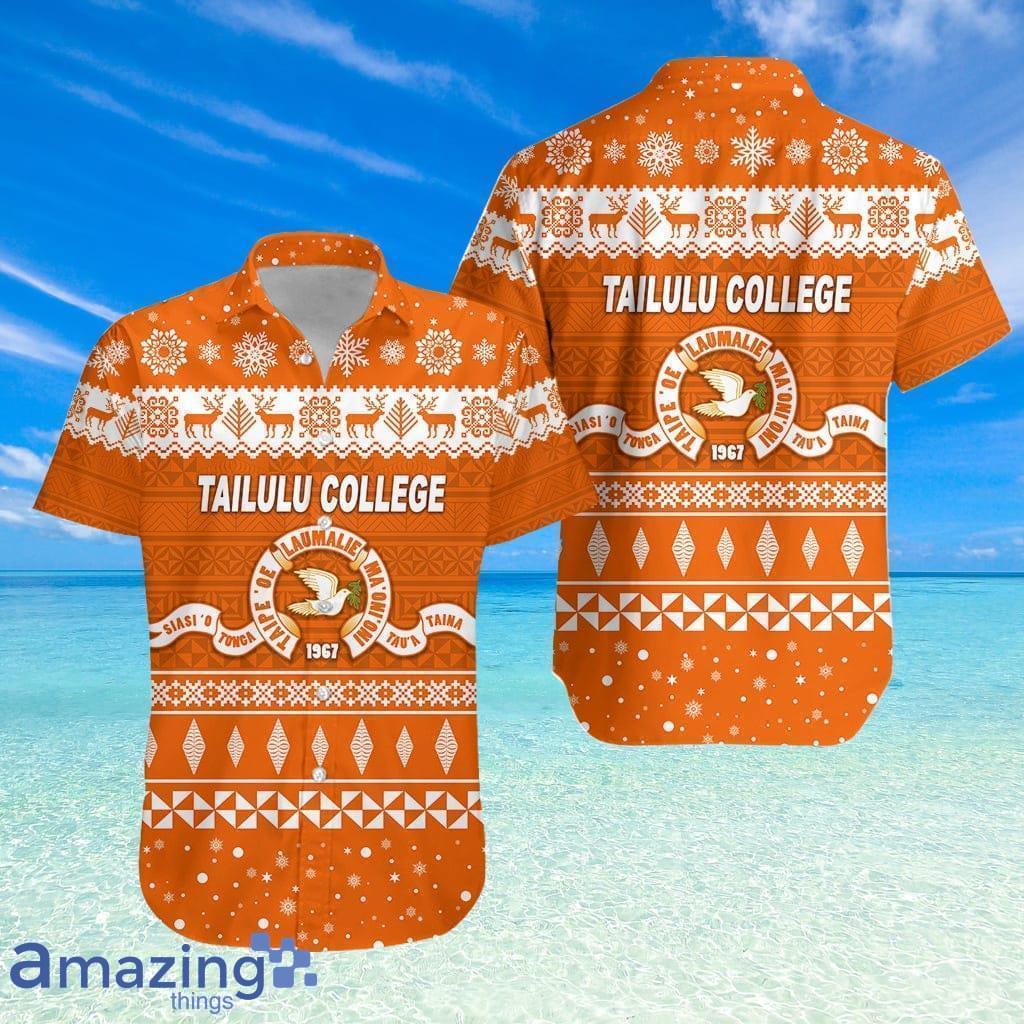 Tonga Tailulu College Christmas Relaxed Hawaiian Shirt image Tonga Tailulu College Christmas Relaxed Hawaiian Shirt Product Photo 1