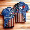 Toronto Blue Jays American Flag Hawaiian Shirt 3D For Men Women
