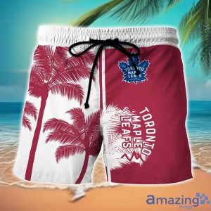Toronto Maple Leafs Hawaiian Shirt And Shorts Set Custom Name Summer Vacation Shirt NHL Fans Product Photo 2
