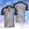 Trendy Red & Blue Houndstooth Pattern Personalized Polo Shirt Your Hole Is My Goal Personalized Polo Shirt