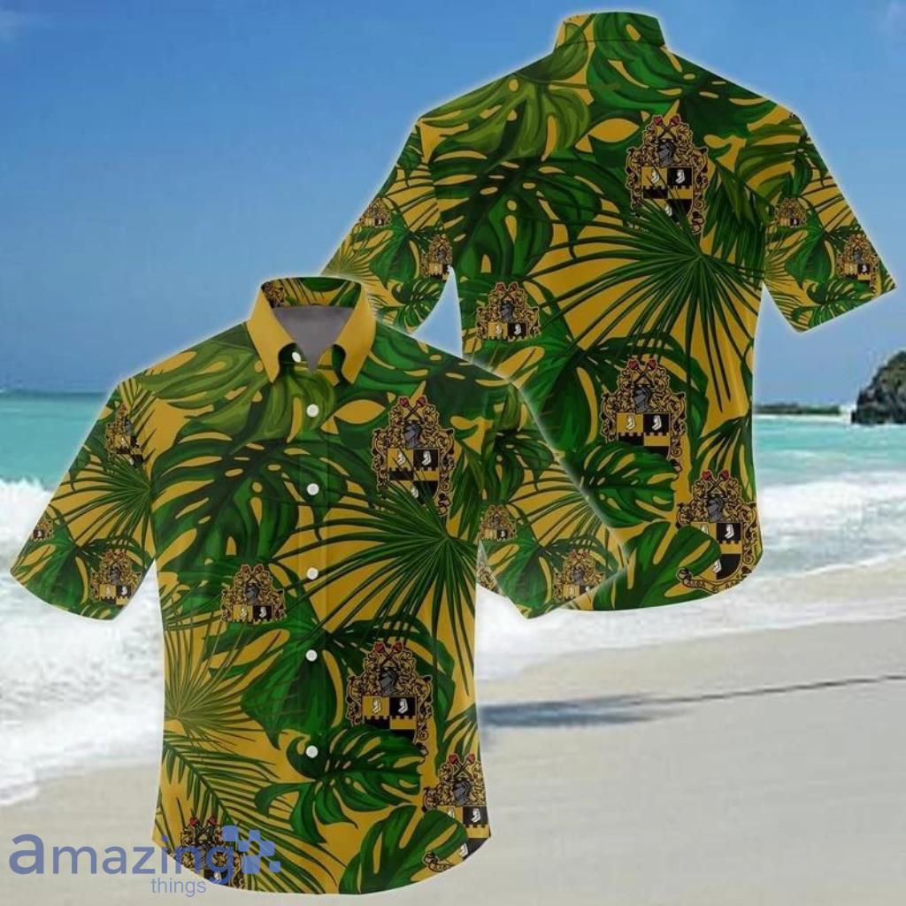 Tropical Leaves Alpha Phi Alpha Hawaiian Shirt For Men And Women image Tropical Leaves Alpha Phi Alpha Hawaiian Shirt For Men And Women Product Photo 1