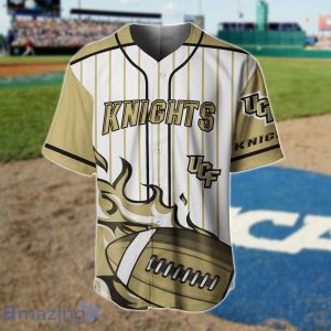 UCF Knights Custom Name And Number Baseball Jersey Shirt NCAA Fans Gift image UCF Knights Custom Name And Number Baseball Jersey Shirt NCAA Fans Gift Product Photo 2