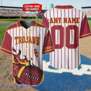 USC Trojans Custom Name And Number Baseball Jersey Shirt NCAA Fans Gift Product Photo 1