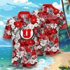 Utah Utes Flower Hawaii Shirt, Summer Football Shirts Impressive Gift