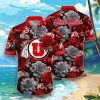 Utah Utes Flower Hawaii Shirt, Summer Football Shirts Special Gift