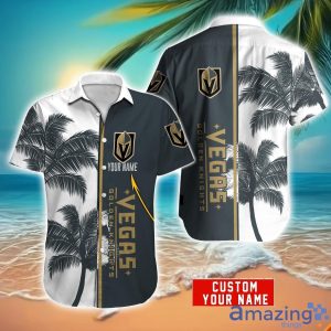 Vegas Golden Knights Hawaiian Shirt And Shorts Set Custom Name Summer Vacation Shirt NHL Fans Product Photo 1