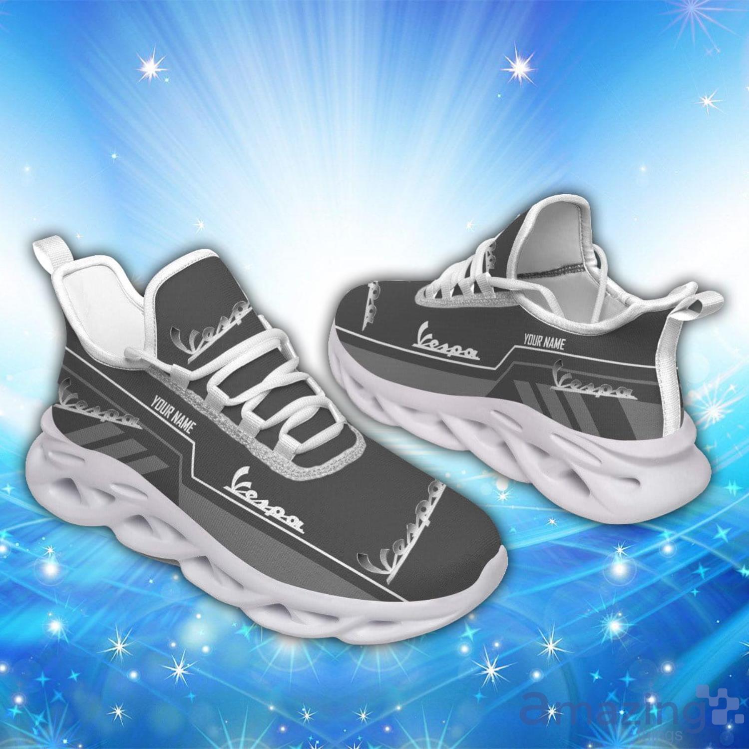 Vespa Max Soul Shoes Custom Name Sneakers Car Lovers Gift image Vespa Max Soul Shoes Custom Name Sneakers Car Lovers Gift Product Photo 1