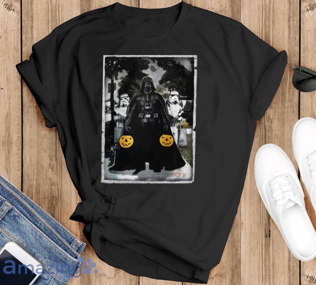 Vintage Darth Vader Halloween Stormtroopers Shirt image Vintage Darth Vader Halloween Stormtroopers Shirt Product Photo 1