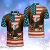 Vintage Freedom Isn’t Free American Flag With Eagle Golf Personalized Polo Shirt