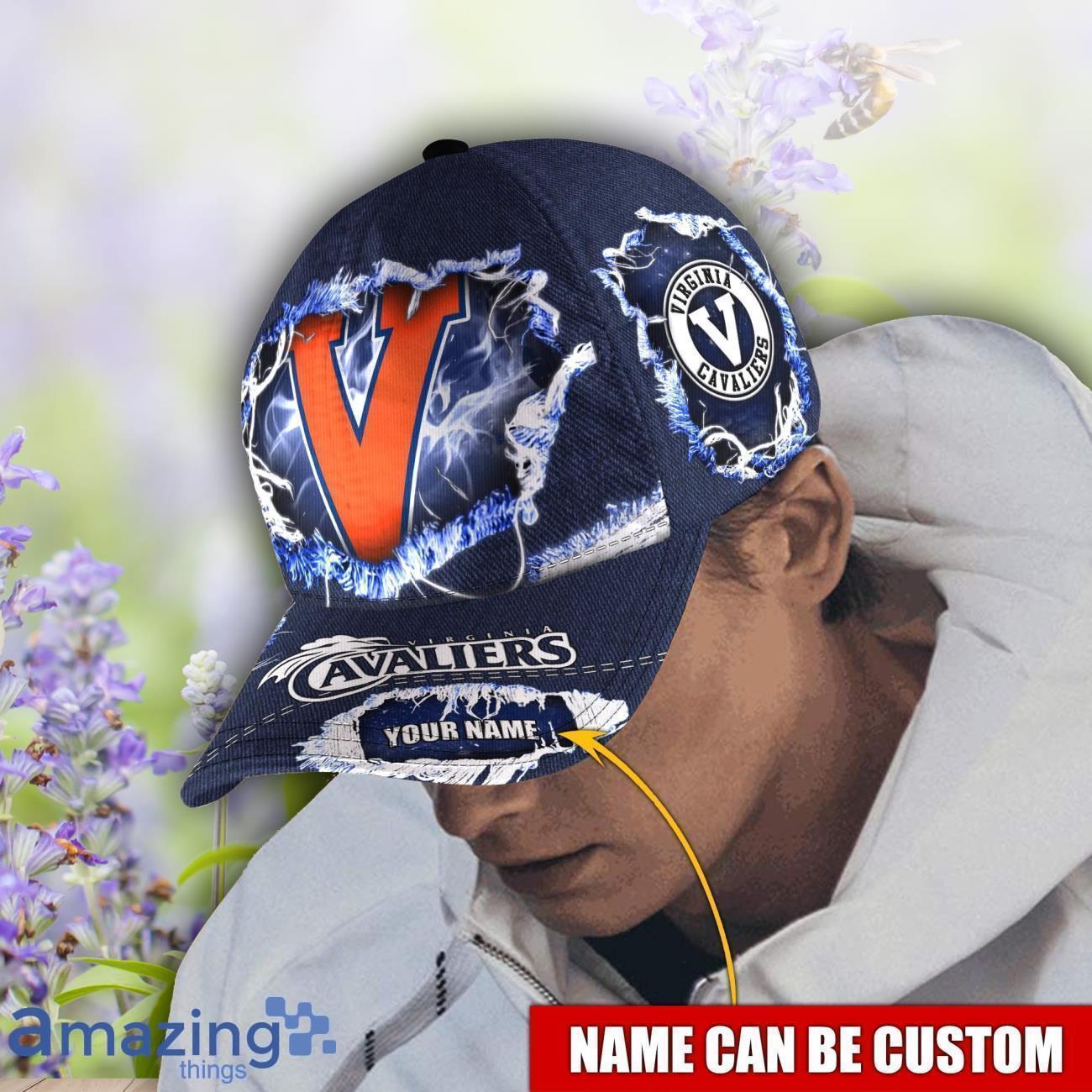 Virginia Cavaliers NCAA3 CAP 3D Printed Custom Name For Fans image Virginia Cavaliers NCAA3 CAP 3D Printed Custom Name For Fans Product Photo 2