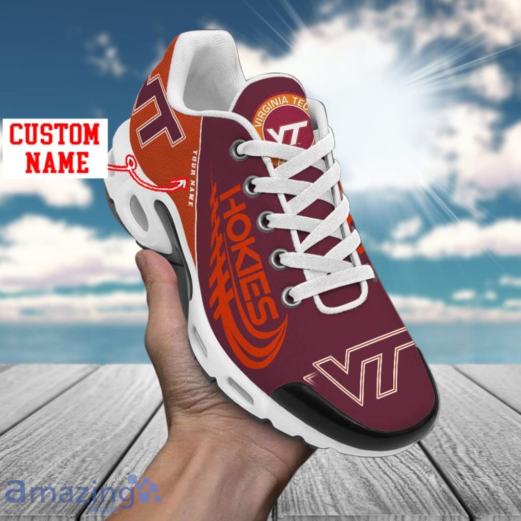 Virginia Tech Hokies Custom Name Air Cushion Sports Shoes Upgrade Your New Style image Virginia Tech Hokies Custom Name Air Cushion Sports Shoes Upgrade Your New Style Product Photo 1