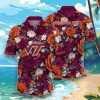 Virginia Tech Hokies Flower Hawaii Shirt Style Gift For Men And Women