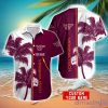 Virginia Tech Hokies Hawaiian Shirt And Shorts Set Custom Name Summer Vacation Shirt NCAA1 Fans