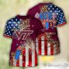 Virginia Tech Hokies NCAA1 Independence Day 3D T- Shirts