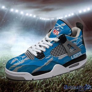 Personalized Name Detroit Lions Personalized Air Jordan 4 Shoes Trending Men Women Sneakers Men Women Sport Gift Product Photo 2