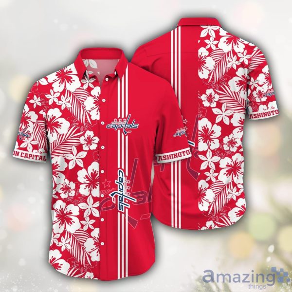 Washington Capitals NHL Flower Hawaii Shirt Summer Gift Men And Wwomen Shirts Product Photo 1