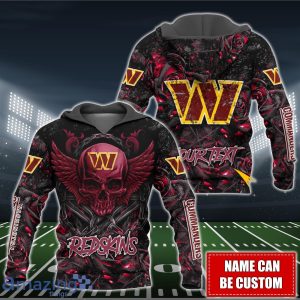 Washington Commanders NFL 3D Shirt Hoodie Custom Name For Fans Product Photo 2
