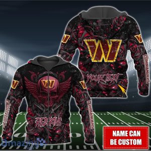 Washington Commanders NFL 3D Shirt Hoodie Custom Name For Fans Product Photo 4
