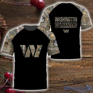 Washington Commanders T Shirt Hoodie Sweatshirt Camo Hunting Perfect Gift For Father's Day 3D All Over Printed Shirt Product Photo 3