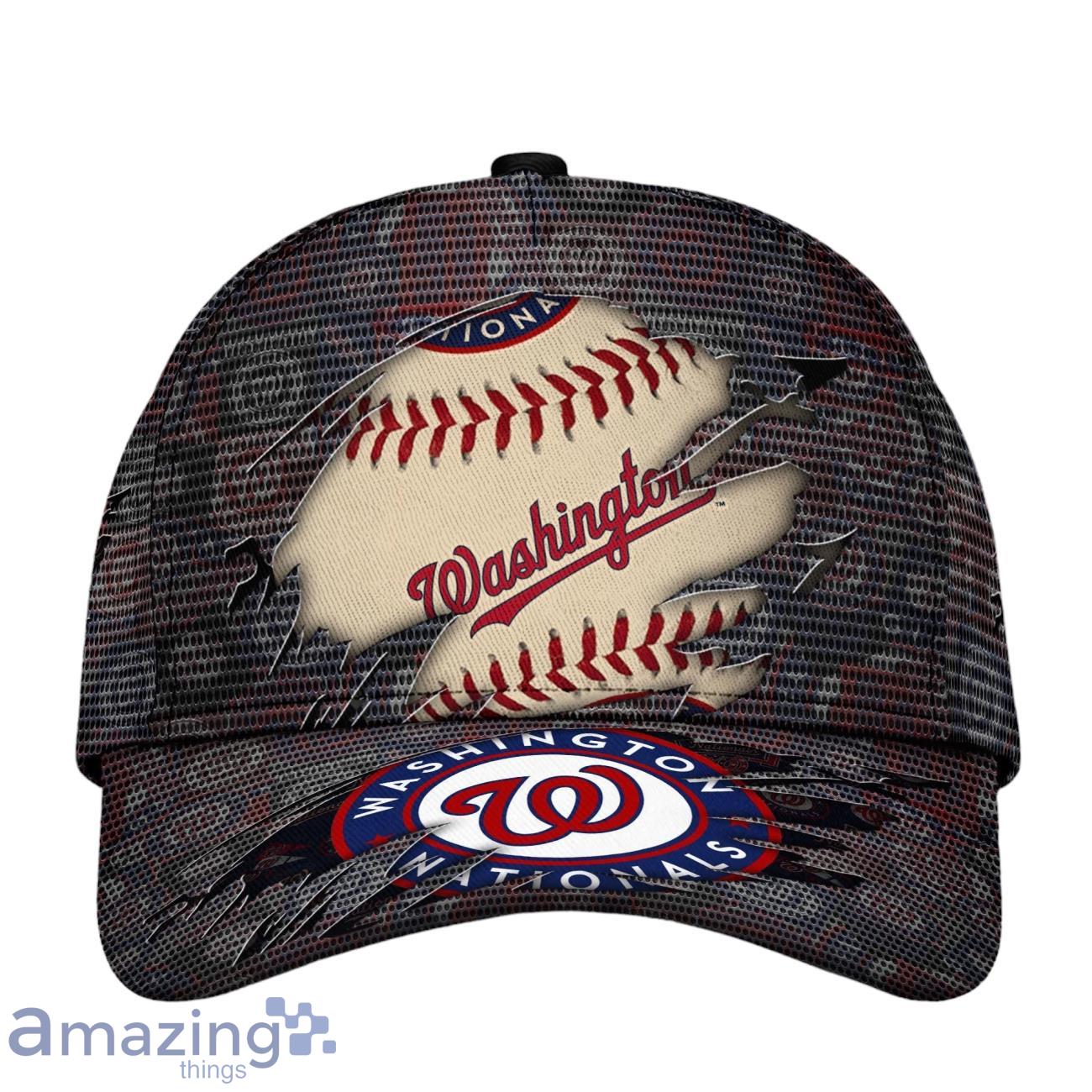 Washington Nationals MLB Cap New Design Logo Team For Fans Product Photo 1