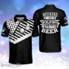 Weekend Forecast Golfing Beer Golf Personalized Polo Shirt