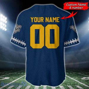 West Virginia Mountaineers BaseBall jersey Shirt Custom Name & Custom Number For Fans Product Photo 2