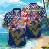 West Virginia Mountaineers Flower Hawaii Shirt Style Gift