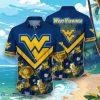 West Virginia Mountaineers Flower Hawaii Shirt Style Gift For Men And Women
