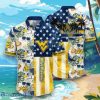 West Virginia Mountaineers Flower Hawaii Shirt, Summer Football Shirts Special Gift