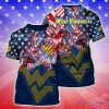 West Virginia Mountaineers NCAA2 Independence Day Gift Football Team T-Shirt