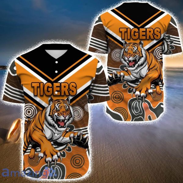 Wests Tigers Indigenous - Rugby Team Baseball Jerseys Shirt Product Photo 1